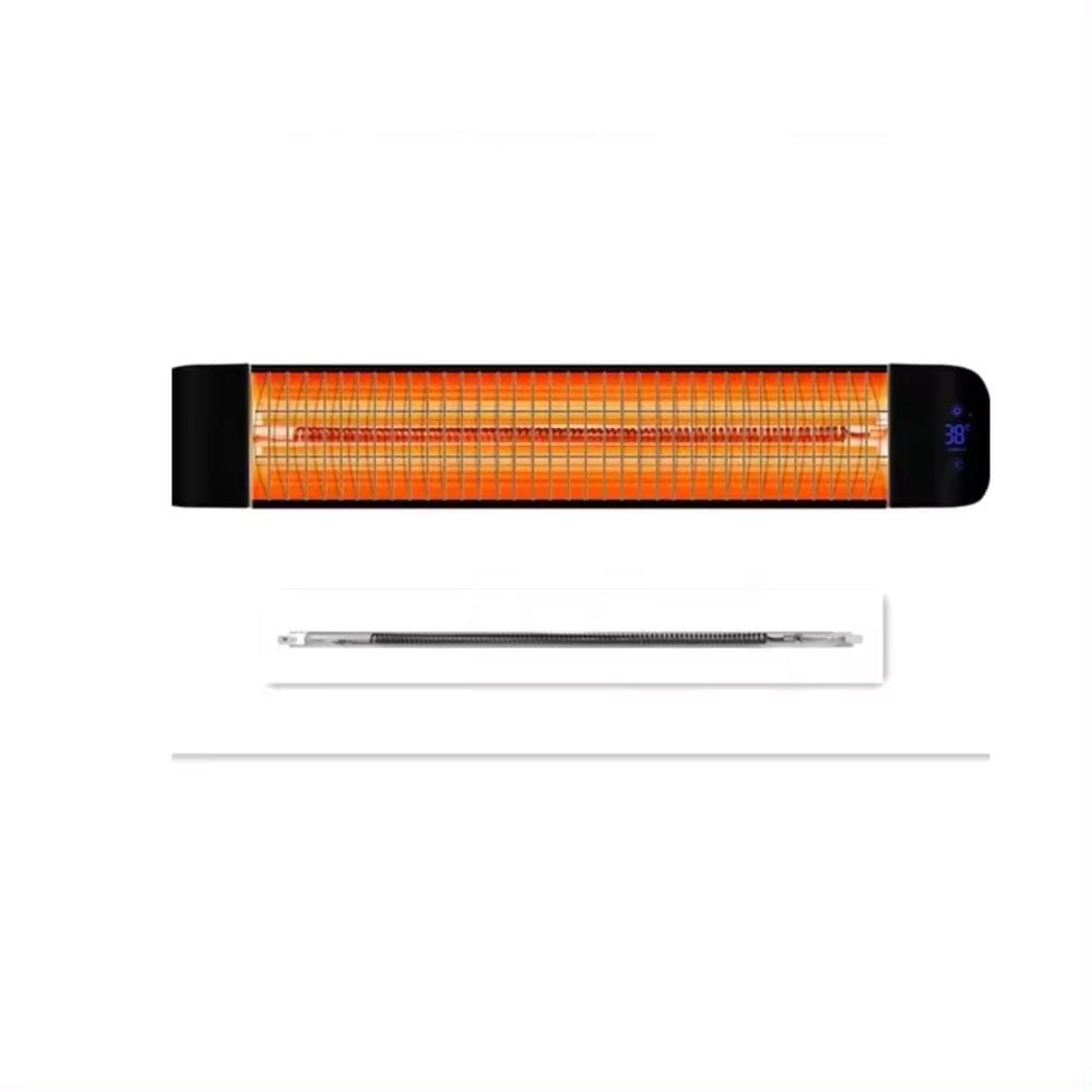 Efficiently heat large outdoor spaces with the 2000W Electric Outdoor Far Infrared Tube Smart Heater.