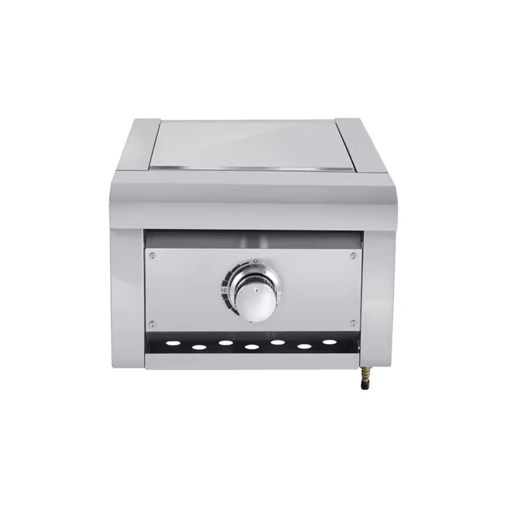 Made from high-quality stainless steel, this mini side burner is durable and resistant to rust and corrosion.