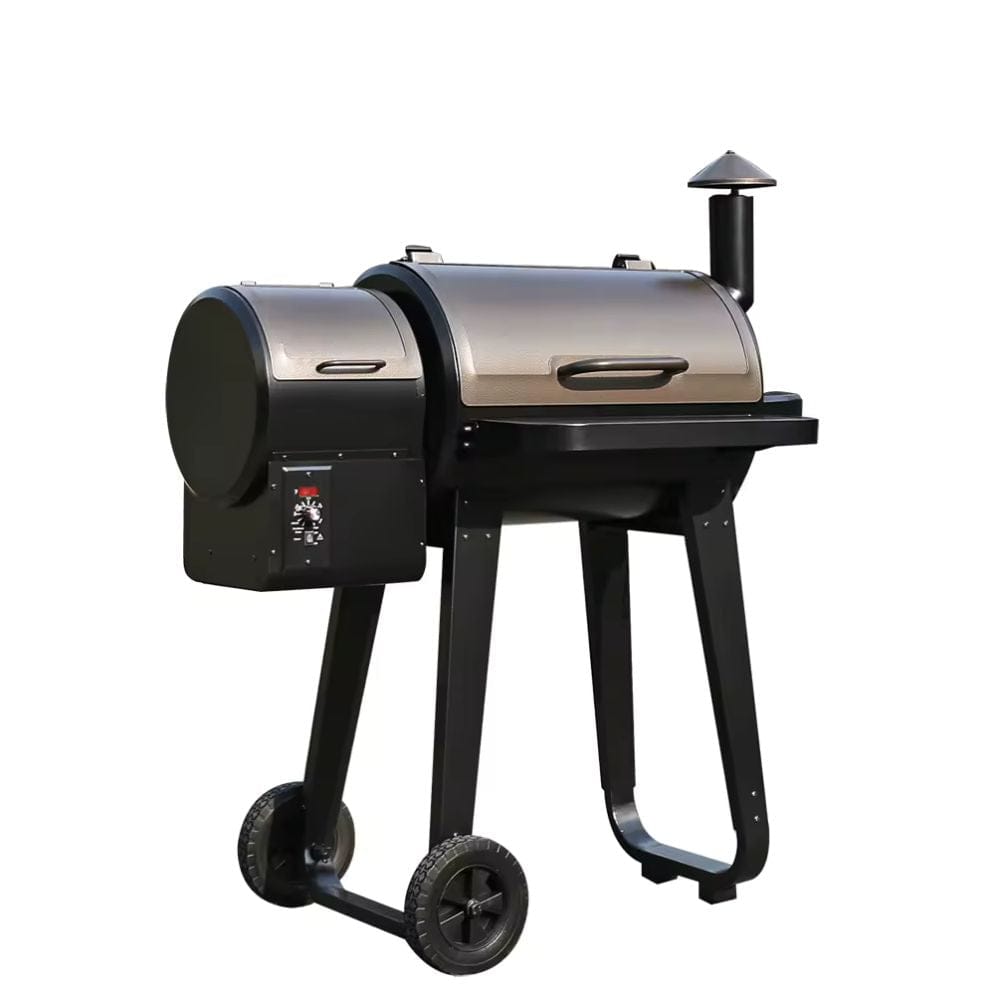 Experience the convenience and versatility of a portable wood pellet smoker grill.