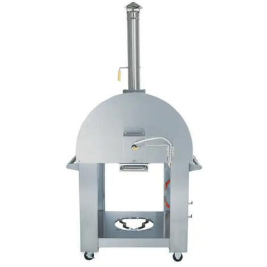 The Stainless Steel Dual Fuel Pizza oven by KoKoMo Outdoor Kitchen Products is the ultimate culinary companion for any outdoor cooking enthusiast.