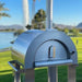 The Kokomo 32” Wood Fired Stainless Steel Pizza Oven is completely made from steel.