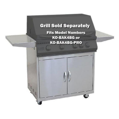 Heavy Duty 304 Stainless Steel Grill Cart for Kokomo Grill