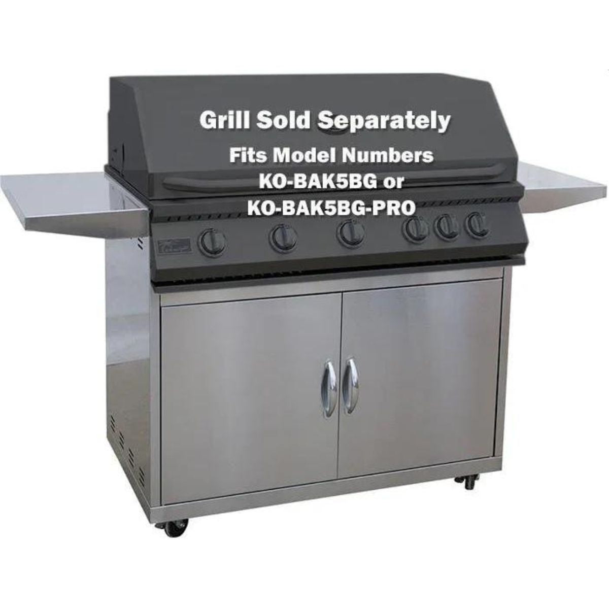 Heavy Duty 304 Stainless Steel Grill Cart for 40 Inch Kokomo Grill