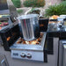 The Kokomo Professional Built-in Power Burner with Led Lights and Removable Grate for Wok is what you're looking for.