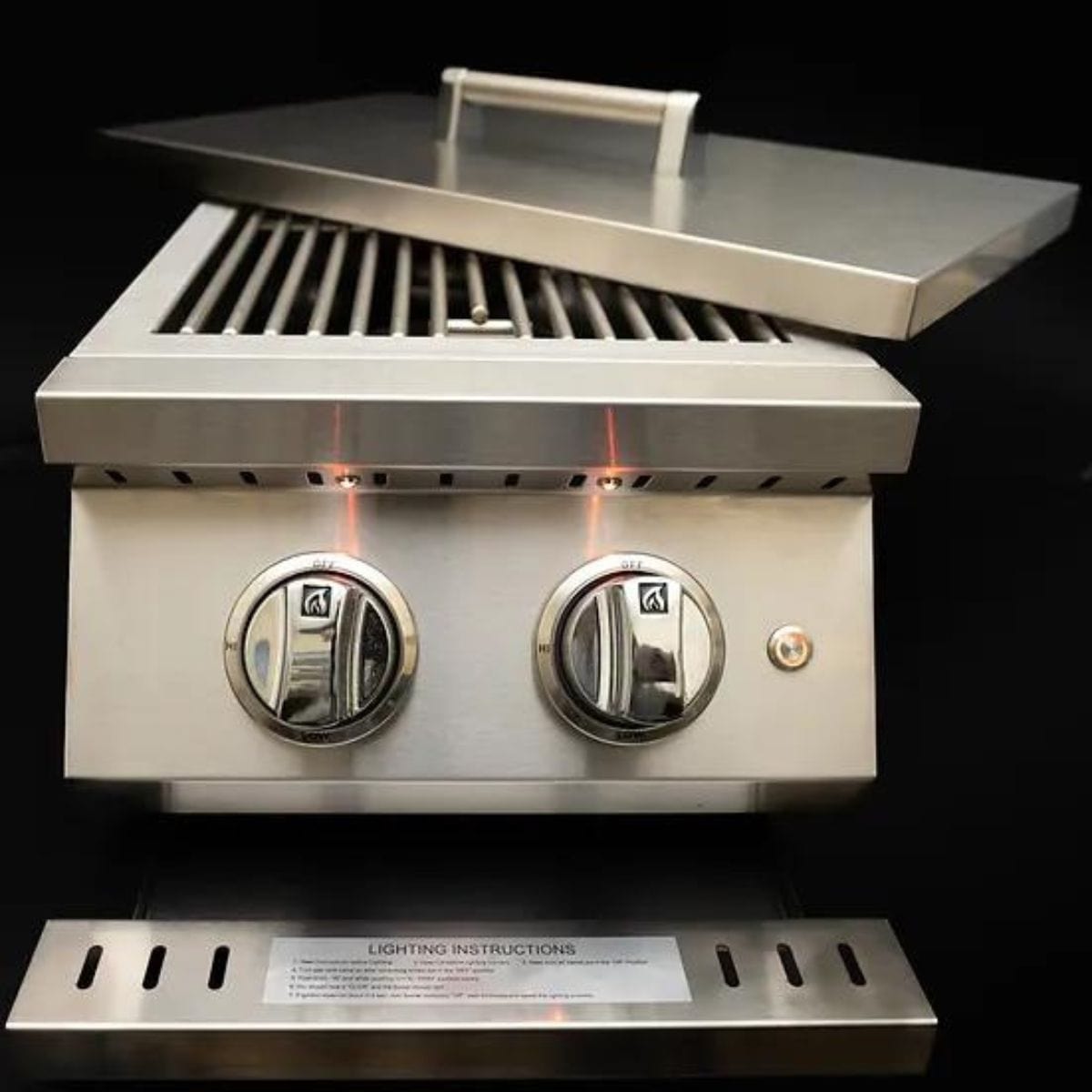 All the fantastic things about Kokomo Professional Double Side Burner with Removable Cover.