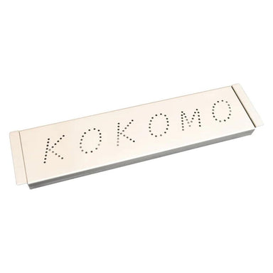 Kokomo Smoker Chip Box Insert in Stainless Steel, plain view