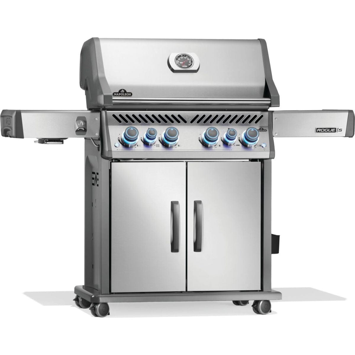 The stainless steel creates extra space on the grill, ideal for entertainers, and makes grilling appetizers easy