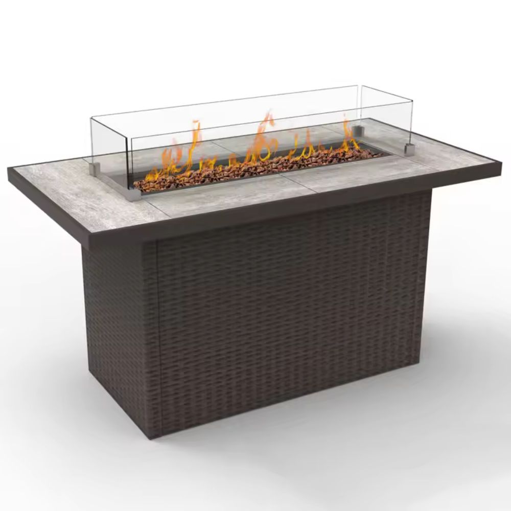 Made with high-quality materials, our indoor glass table top fire pit provides a smokeless and safe way to enjoy the warmth and ambiance of a fire in your home.