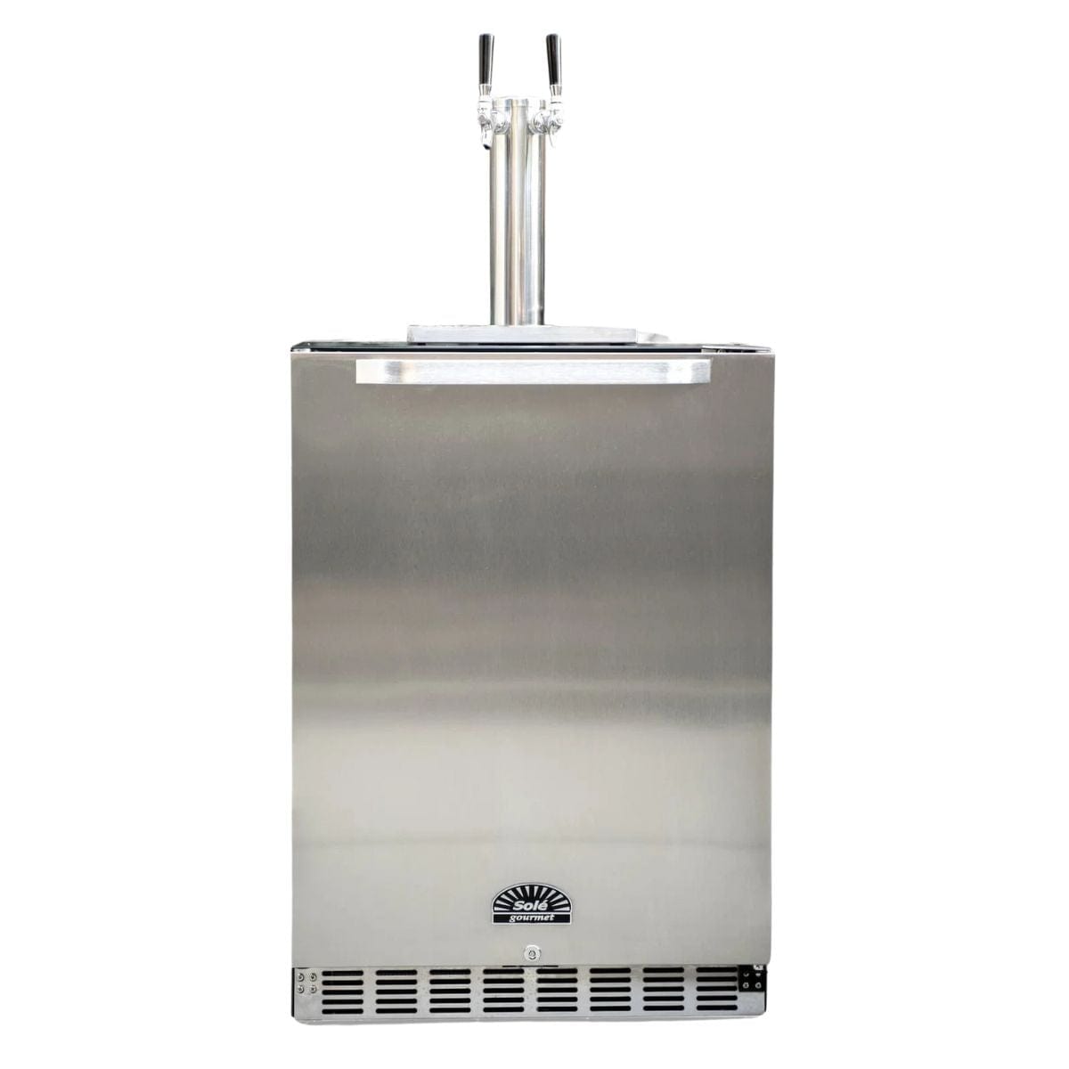 SoleGourmet Outdoor Kegerator 24“; Dual Tap Included