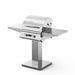 Constructed with durable stainless steel, this BBQ grill will last for years to come. 